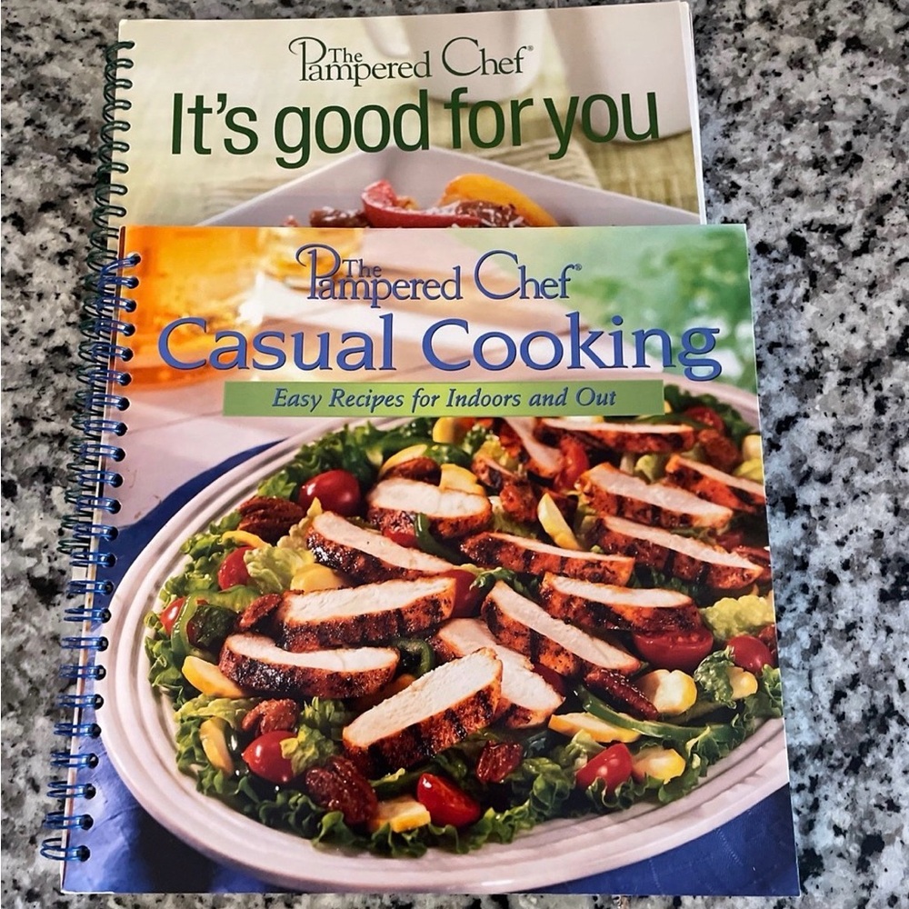 Pampered Chef Cookbooks-set of 2